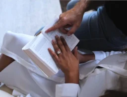 couple studying together